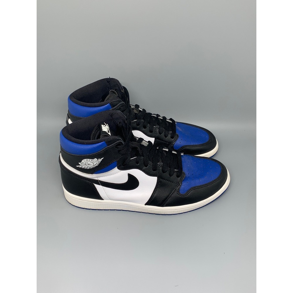 Nike Air Jordan 1 Retro High Royal Toe Basketball Shoes 555088-041 Men's Sz 12